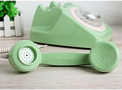 Geltdn revolve discagem vintage linelflel linear plástico em casa escritório retrô wire linelflel fixo telefone