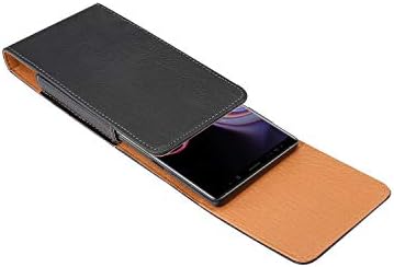 Coldre de telefone de couro compatível com a Samsung A10E, S8,9,10,20, S7 Edge, A41 Correio do cinto de couro coldre, pacote