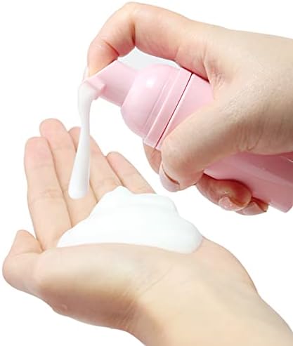 12 PCS 30 ml Rosa Bomba de espuma Garrafas de plástico Plástico Reciliável Reciliante Recipiente de espuma de espuma