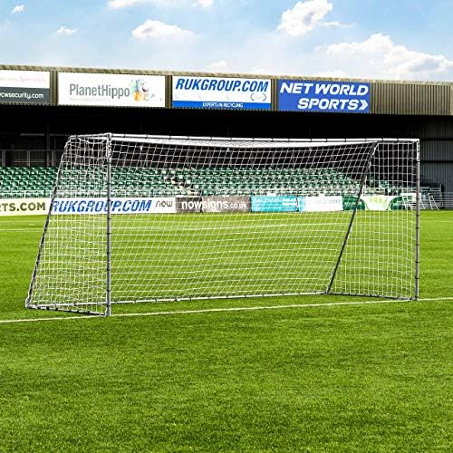 Objetivos de futebol da Forza Steel42 [4 tamanhos] - redes de aço premium e equipamentos de treinamento à prova de
