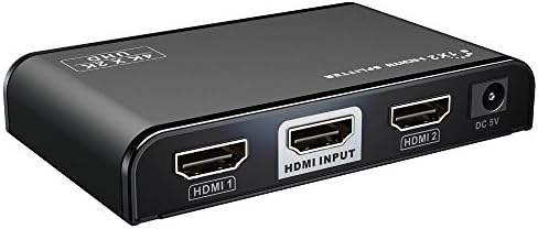 Aemyo LKV312Pro HDMI Splitter 1 em 2 Out Suports 4kx2k e 3d HDMI 1.4