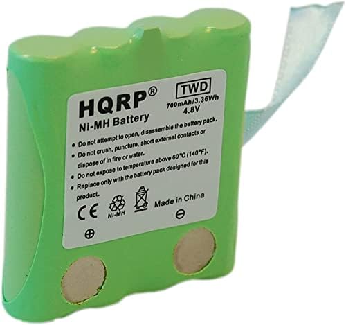 HQRP Duas baterias compatíveis com o UNIDEN GMR1088-2CK, GMR2059-2CK, GMR2089-2CK, GMR1038, GMR1038-2