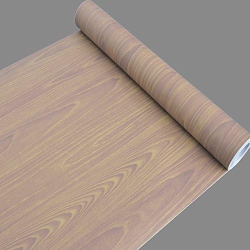 Yifely Oak Wood Grãos Móveis Proteção de papel Auto adesivo Tampa da mesa de mesa MURAL MURAL MURAL 17,7 POLEGADO POR 19,7 FETO