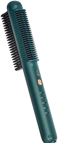 Escova de alisadores de cabelo, pente de alisamento elétrico de seleção de Zao para todos os tipos de cabelo e perucas, menos dano e ferramenta quente mais fácil de usar do que ferros planos