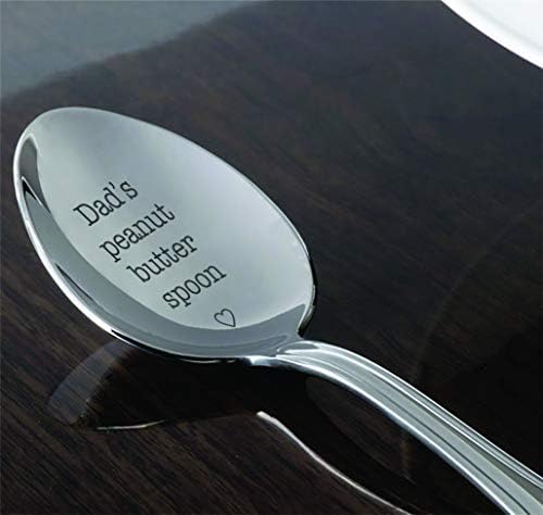 Pai's Peanut Butic Spoon Spoons de café aço inoxidável - Cola