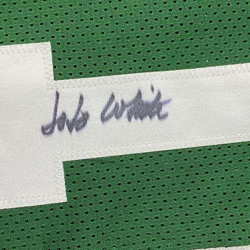 Autografado/assinado Jo Jo JoJo White Boston Green Basketball Jersey JSA COA