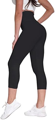 Zioccie de cintura alta e leggings de comprimento total para mulheres - calças de ioga de controle de barriga macia amanteigada