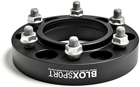 Bloxsport 4pcs 30mm Adaptadores de espaçadores de rodas centrados no hub 6x135 CB 87.1 Alumínio forjado 6061-T6 para F150