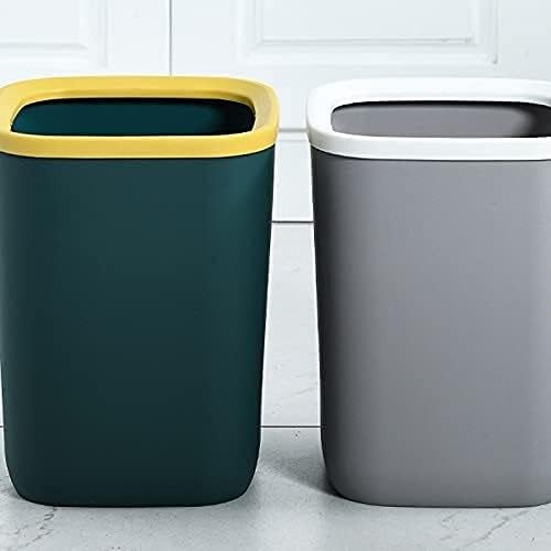 Lixo de recipiente de lixo wxxgy pode lixo de lixo cesto de lixo para lixo para o escritório em casa banheiro lixo/cinza