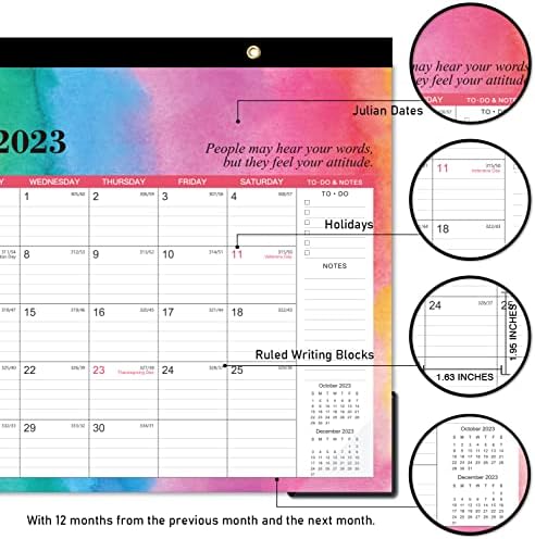2023-2024 Calendário de mesa-18 calendário mensal de mesa 2023-2024 Com lista de tarefas, notas de conteúdo, encontro de julho,
