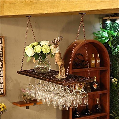 Portador de copo de vinho de simplicidade elegante, citador de vidro de vinhos de vinhos de vinho vintage, porta -vidros de vinhos
