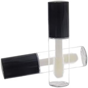 Honbay 10pcs 1.2ml Mini reutilizáveis ​​Recipientes de brilho labial vazios Viajar frascos de tubo de garrafa de brilho labial vazio para amostras de batom, protetores labiais