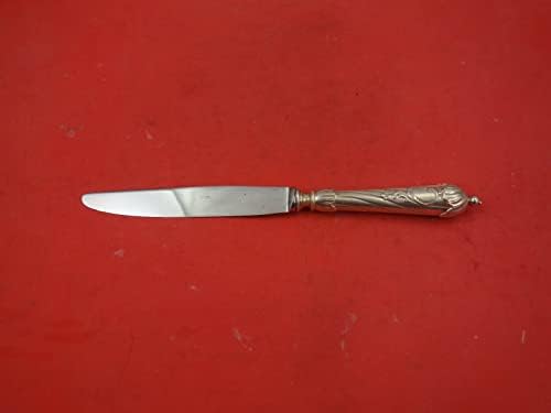 Rocaille por Gebrüder Reiner alemão 800 faca de sobremesa de prata 8 1/4 hh ws