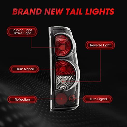 Conjunto de luzes traseiras Wezemlight para 1999-2006 Chevy Silverado 1500 2500 3500/2007 Silverado com estilo de corpo clássico/