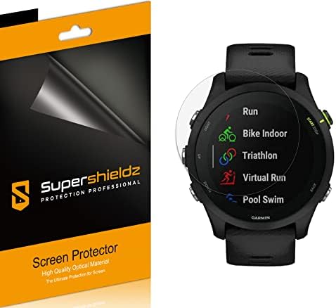 Protetor de tela anti-Glare SuperShieldz projetado para Garmin Forerunner 255S / 255S Music