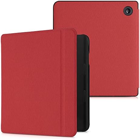 Case Kwmobile Compatível com Kobo Sage - Nylon Protective E -Reader Capa Folio Book Style Case - Red
