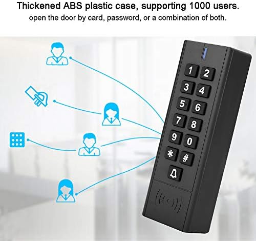 Teclado RFID Life, controle de acesso à porta, teclado de controle de acesso à porta de segurança sem chave, suporte de suporte