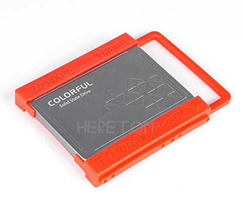 100pcs 2,5 a 3,5 SSD HDD Notebook Disco de disco rígido Kit de montagem Adaptador de plástico Dock TQ35T25