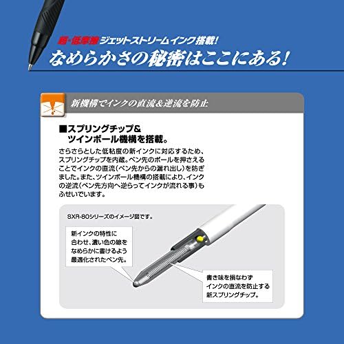 uni jettream multi caneta 4 e 1, caneta esferográfica de 0,38 mm e lápis mecânico de 0,5 mm, corpo, ouro champanhe