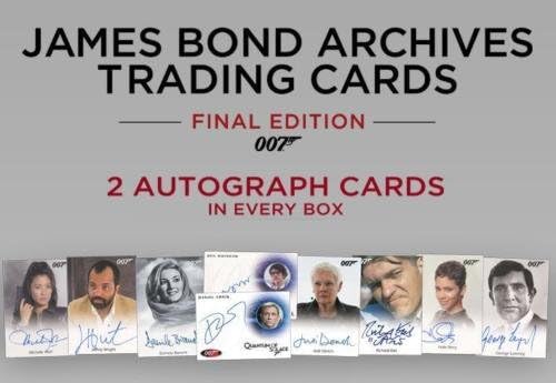 2017 James Bond Archives Edição Final Edição Trading Cards Factory selou 12 caixas de caixa