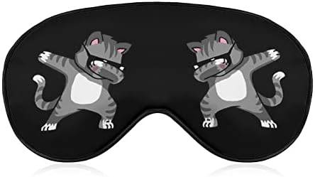 Dabing Dabing Cat Eye Mask Sleep Beldfold com blocos de cinta ajustável Blinder leve para viajar Sleeping Sleeping Yoga Nap