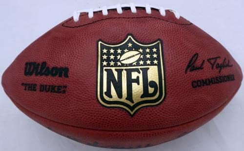 Matt Hasselbeck autografou o futebol oficial da NFL Seattle Seahawks MCS Holo #79854 - Bolsas de futebol autografadas