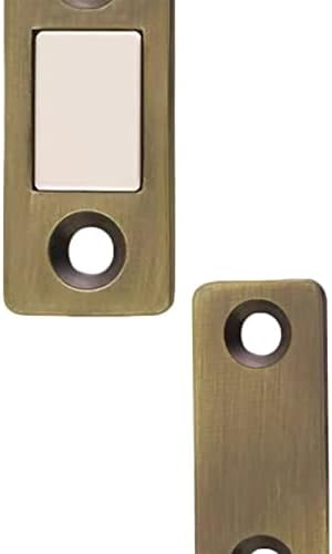 NHOSS 2PCS Ultra Fin Fine Magnet Catches para armário de mobília do armário de hardware da porta do ímã para mais paradas com parafusos de adesivo