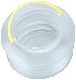 Balde dobrável, material plástico de longo tempo use um balde de plástico leve e portátil para peças de pintura para suprimentos