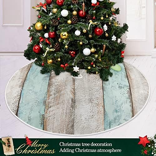 Decoração da saia da árvore de Natal de Alaza, pequena saia mini -árvore Ornamento de 35,4 polegadas com ovos de Páscoa Flores