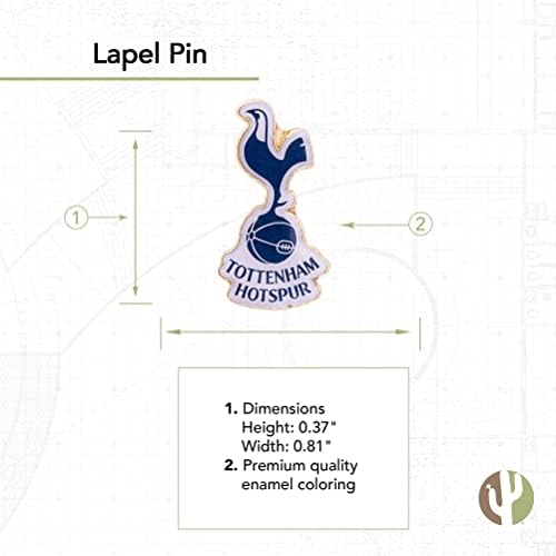 Tottenham Hotspur Lapeel Pin Football Soccer Premier League Spurs Logo esmalte feito de metal