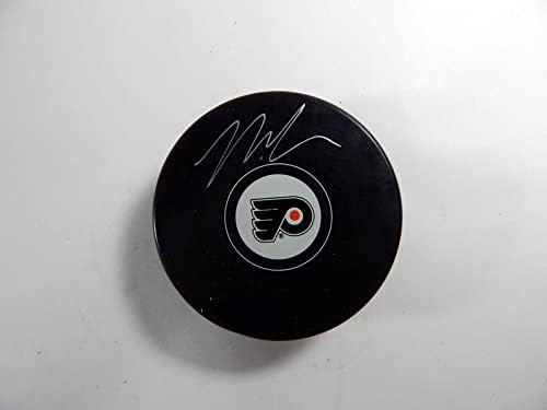 Nick Cousins ​​assinou a Philadelphia Flyers NHL Hockey Puck Auto Fanatics 414 - Pucks autografados da NHL