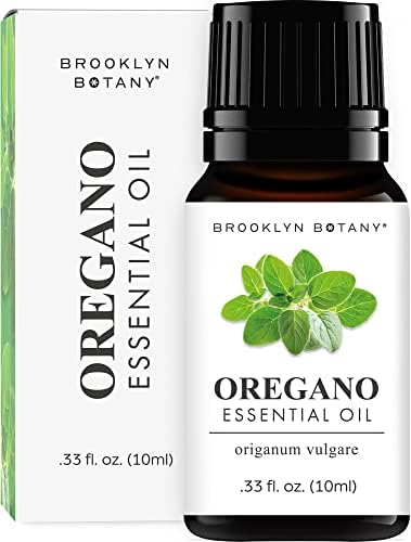 Brooklyn Botany Orégano Óleo Essential - de óleo essencial de grau terapêutico puro e natural - óleo de orégano para