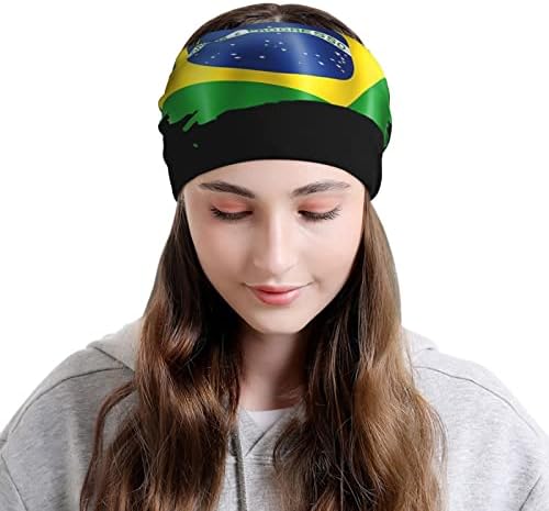 Chapéus de gorro multifuncional da bandeira do Brasil para homens Mulheres Brasileiras Cenar de moda de caveira mole para