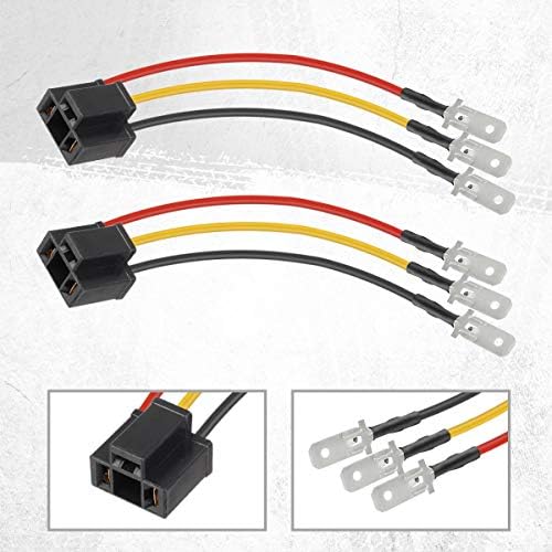 Partsam H4 9003 HB2 Firamento de fiação de soquetes para 4 x6 7 x6 5 x7 polegada Seleed Bream Caminhão Caminhão