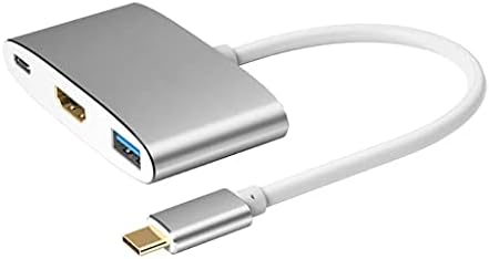 Jrdhgrk hub USB USB C para HDMI-COMPATIB USB3.0 5GBPS HUBE SPELE Suporte