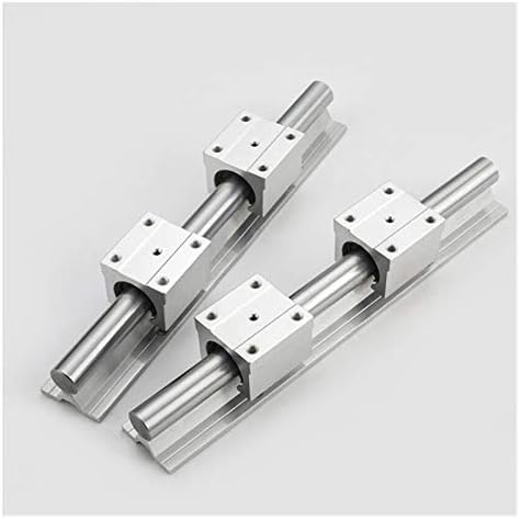 Axwerb 2pcs SBR16 Linear Rail Guia D16 300 400 500 600 1000 1200 1500mm Suporte deslizante completo+4pcs SBR16UU Bloco de rolamento