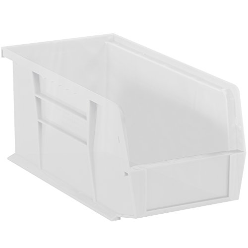 Pilha de plástico de suprimento de pacote superior e caixas de lixeira, 10 7/8 x 5 1/2 x 5 , transparente