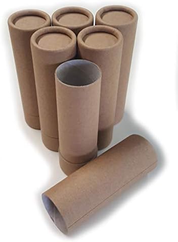Recipientes de desodorizantes de papelão vazios-estilo de flexão, preenchimento superior, reutilizável e biodegradável estilo