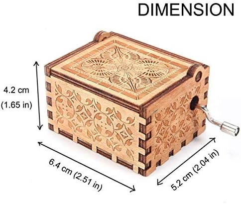 UkeBobo Wooden Music Box - Christian Music Box, Lucas 11: 9, Faith Gifts for Friends, Mulheres, Crianças, Famílias - 1