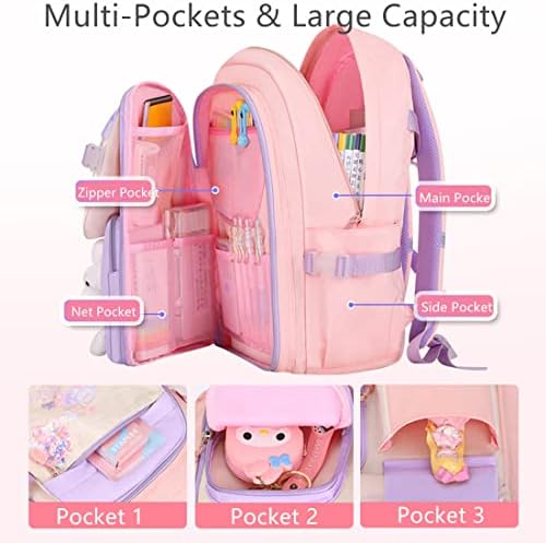 Backpack Befunirise Bunny, Kawaii Bunny Backpack, Backpack Backpack para meninas adolescentes, Bunny Backpack