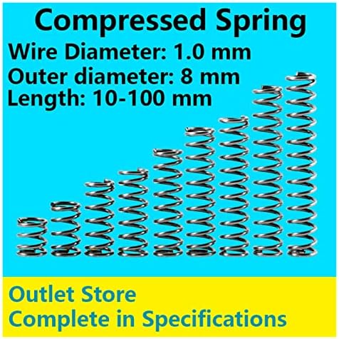 As molas de compressão são adequadas para a maioria dos reparos i compressão de compressão de mola de mola de mola diâmetro de 1,0