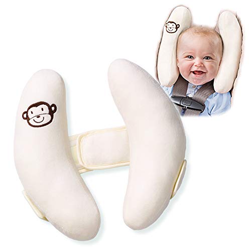 Travesseiro de viagem ajustável para crianças criança, suporte portátil na cabeça para assentos de carro para recém -nascidos,