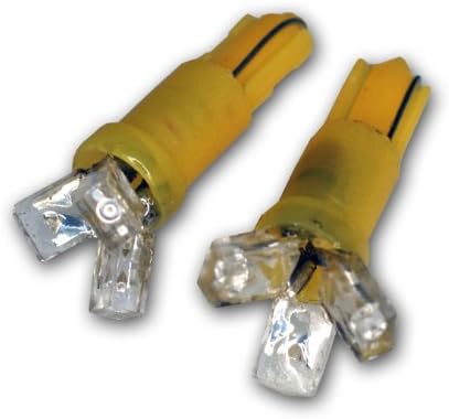 TuningPros Ledig-T5-Y3 Gerneral Instrument Bulbos LED T5, 3 LED amarelo 2-PC Conjunto