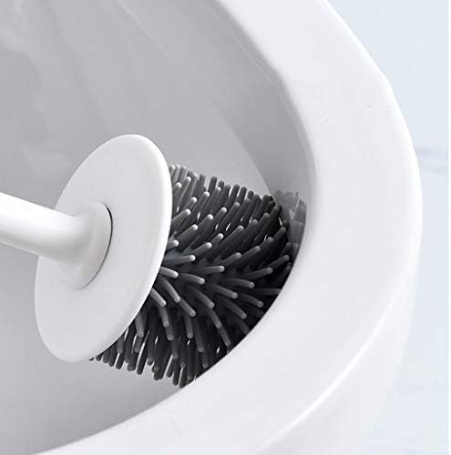 Escova de vaso sanitário zaahh pincel e suporte de vaso sanitário, escova de limpeza de mão longa para o banheiro,