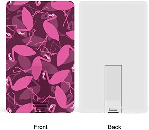 Padrão de flamingo rosa Drive USB 2.0 32g e 64g Cartão de memória portátil para PC/laptop