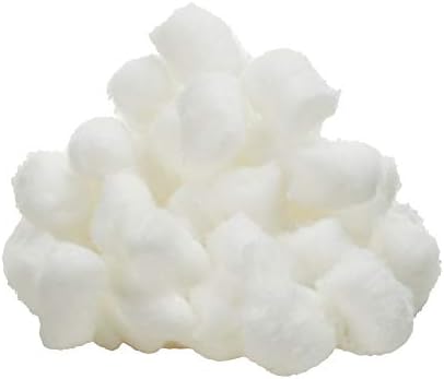 Bolas de algodão McKesson, absorção máxima não estéril, média, contagem de 2000, 1 pacote