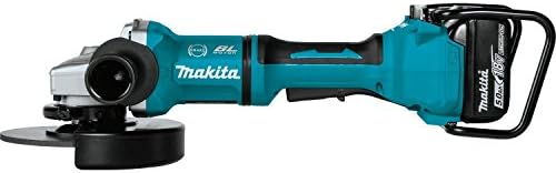 Makita xag12pt1 5.0ah 18V x2 lxt lítio-íons 36V sem escova de pincel sem fio 7 Paddle Cutwe-Off/ângulo Kit, com freio elétrico, azul