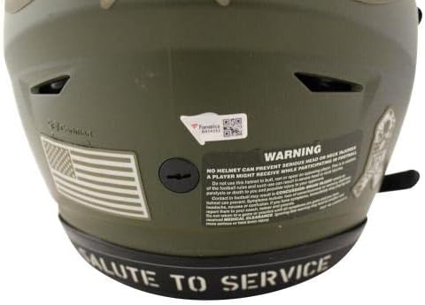 Peyton Manning assinou Broncos Speed ​​Authentic Speed ​​Helmet Fan 38951 - Capacetes NFL autografados