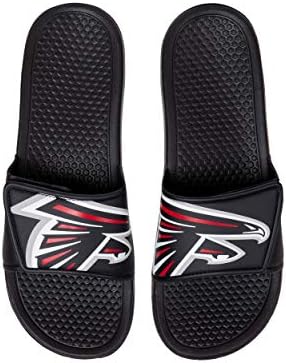 Foco Men's NFL Team logotipo Sandálias de chinelos de chinelos de slip slip