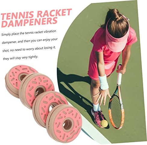 Homoyoyo 4pcs raquete de tênis de tênis personalizada raquete de tênis hamburgo tênis biscoito bolo de sílica de sílica absorvedores